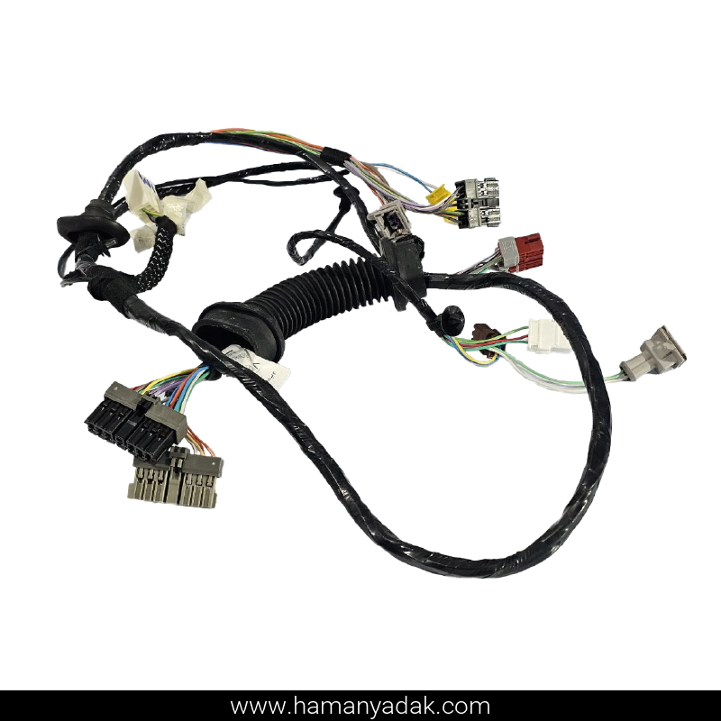 دسته سیم درب جلو چپ پژو SLX (کد YG20241998) برند دناکو