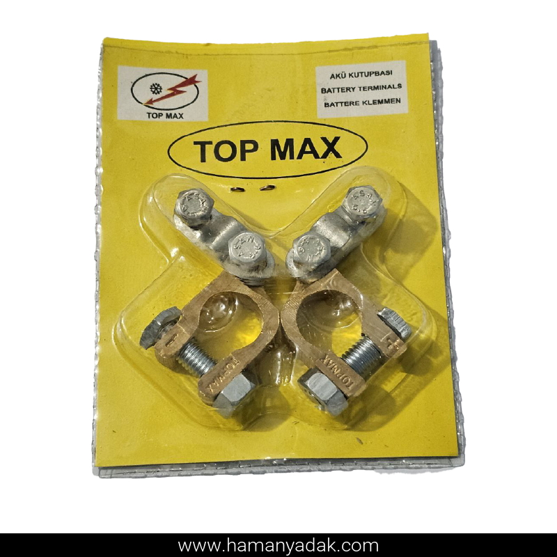 سرباطری برنجی جفتی مثبت و منفی