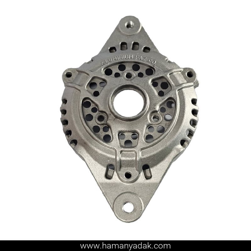 درپوش جلو دینام پراید مدل کره ای (کاربراتور) برند آلومینیوم فاز