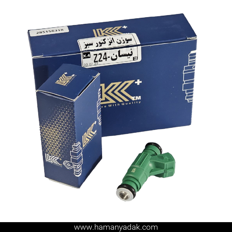 سوزن انژکتور نیسان یورو 2 سبز 4 سوراخ برند هیرکان و LKK
