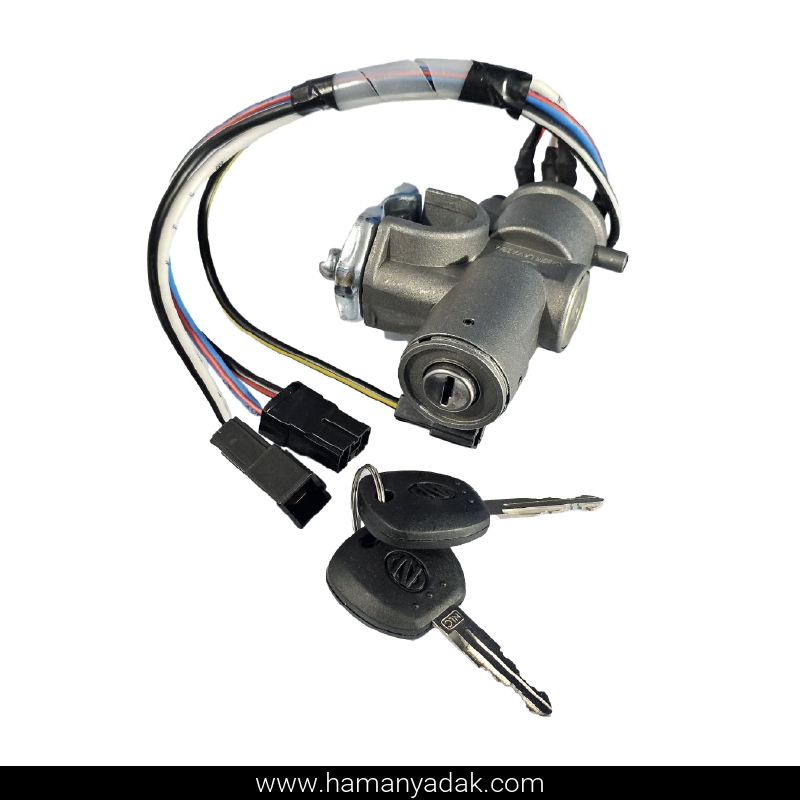 قفل سوئیچ استارت نیسان طرح پراید برند نصیر لوازم