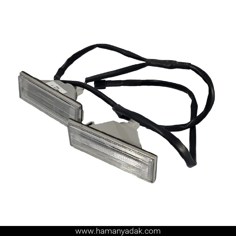 چراغ نمره پلاک پراید با دسته سیم