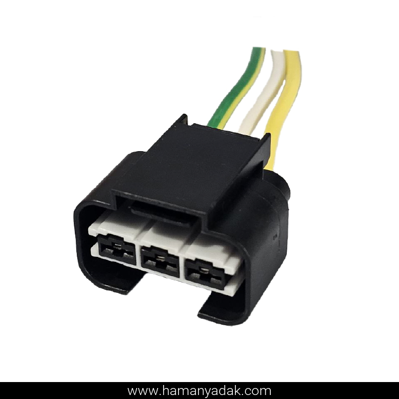 سوکت 3 فیش موتور فن هیوندای برند +BBZ