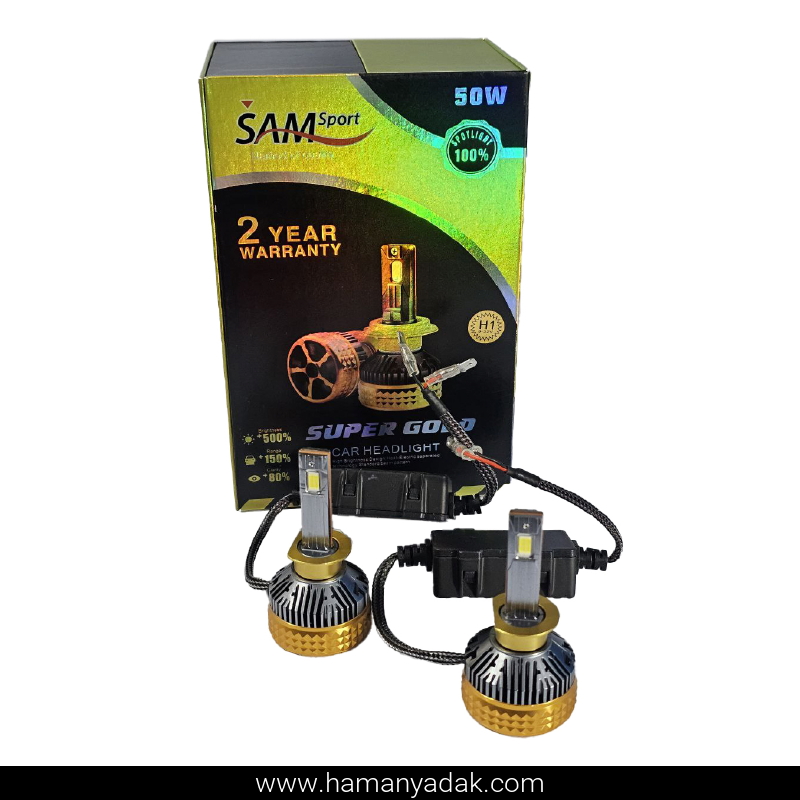 هدلایت H1 بی سیم مدل سوپر گلد برند سام