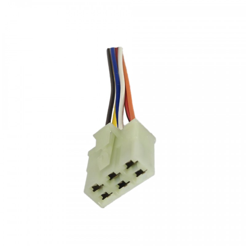 سوکت رابط پنل کولر و بخاری اسلایدی 4 حالته پژو 405 و پارس و سمند برند +BBZ