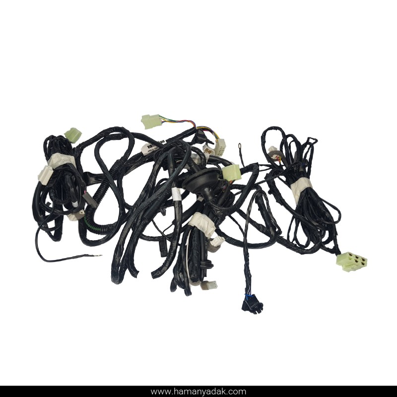 دسته سیم کابین پراید کاربراتور 3 فیش (کد KK13667050) برند دناکو