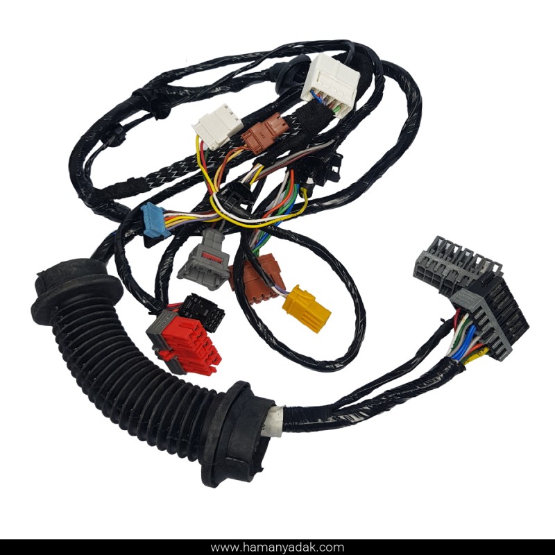 دسته سیم درب جلو چپ پژو 405 (کد YG20241542) برند دناکو