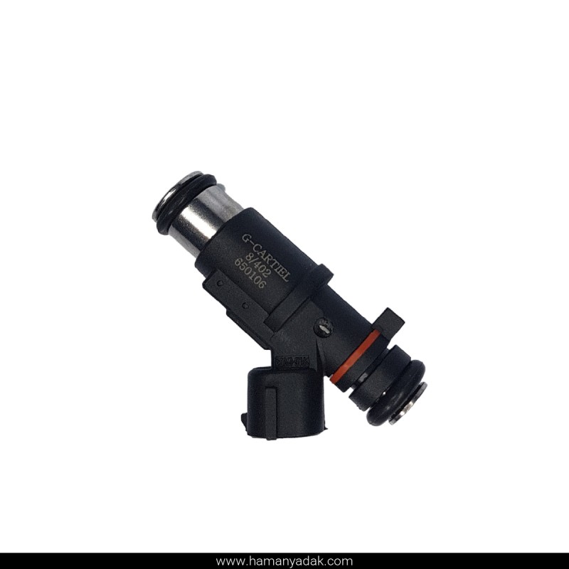 سوزن انژکتور پراید ساژم تک سوراخ سوکت بیضی برند G.CARTIEL