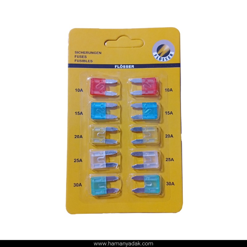 فیوز دوشاخ ریز کارتی پژو 206