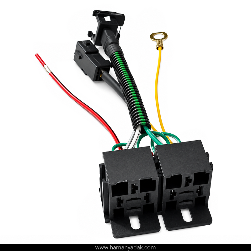 دسته سیم تقویت شیشه بالابر پژو 405 برند +BBZ