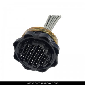 سوکت تخم مرغی مشکی فلکه دار برند +BBZ