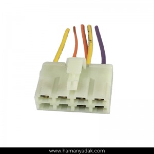 سوکت 8 فیش دسته راهنما پراید بزرگ برند +BBZ