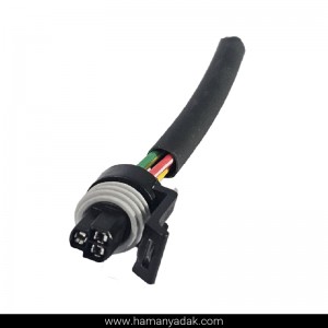 سوکت 3 فیش دریچه گاز MVM برند +BBZ