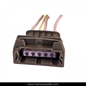 سوکت 5 فیش قفل درب عقب پژو 206 برند +BBZ