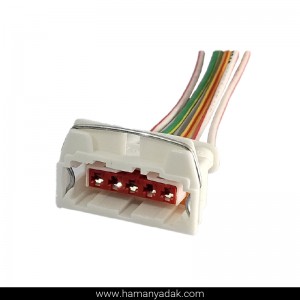 سوکت 5 فیش چراغ جلو پراید 131 برند +BBZ