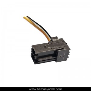 سوکت 2 فیش خطر پژو 405 (خم) برند +BBZ