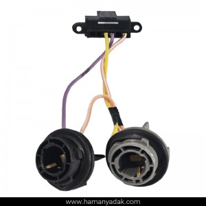 سوکت 3 فیش خطر عقب سمند روی صندوق برند +BBZ