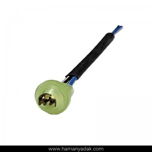 سوکت داخل کاسه چراغ نیسان ژله ای برند +BBZ