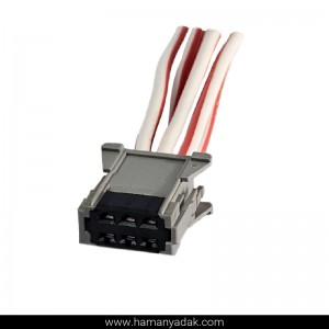 سوکت 6 فیش مقاومت بخاری پژو 206 قدیم برند +BBZ