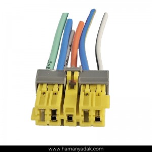 سوکت 9 فیش زرد جعبه فیوز پژو 405 و سمند برند +BBZ