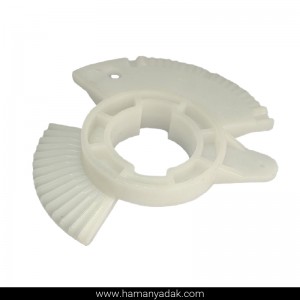 چرخ دنده پنل کولر و بخاری چرخشی سمت راست برند +BBZ