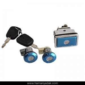 قفل سری سواری پژو 405 مستطیلی برند نصیر لوازم