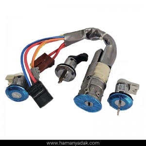 مجموعه کامل قفل و سوئیچ پژو 405 ری استایل برند نصیر لوازم