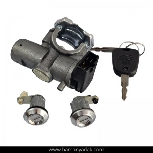 مجموعه کامل قفل و سوئیچ تیبا 2 برند نصیر لوازم