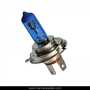 لامپ H4 سه خار 12 ولت 100/90 وات یخی برند Lee Tech