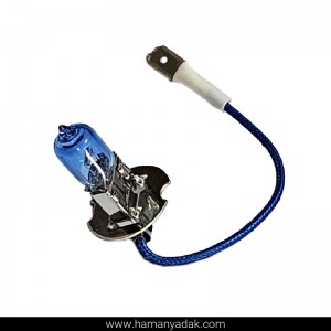 لامپ H3 سیم دار یخی 12 ولت 100 وات برند G.T.Ph