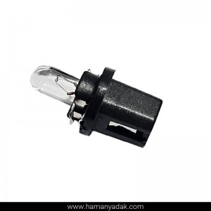 لامپ ساعت و پشت کیلومتر پژو 206 با پایه مشکی