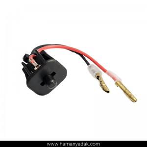 کلید چراغ صندوق عقب پراید سیم دار برند ایمن تک