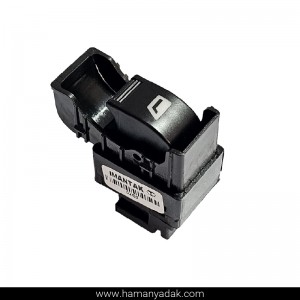 کلید شیشه بالابر پژو پارس تک پل برند ایمن تک