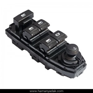 کلید شیشه بالابر جلو چپ مالتی پلکس سمند برند هیرکان