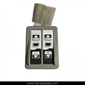 کلید شیشه بالابر لمسی پراید صبا دو پل برند فراسلی (کد FR 1952)