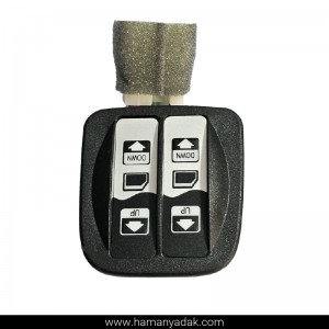 کلید شیشه بالابر لمسی پراید 131 و 132 دو پل برند فراسلی (کد FR 1962)