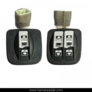 کلید شیشه بالابر لمسی پراید 131 و 132 جفتی برند فراسلی (کد FR 1961 , FR 1962)