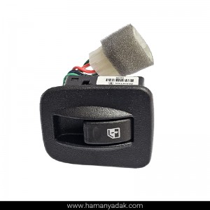 کلید شیشه بالابر پراید 131 و 132 تک پل برند فراسلی (کد FR 1949)