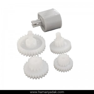 پک چرخ دنده موتور تهویه 3 پایه تیبا ساینا کوییک (5 تکه) برند +BBZ