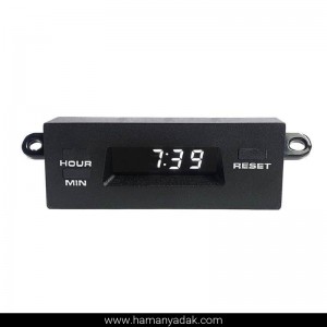 ساعت دیجیتال پراید نور سفید برند هیرکان