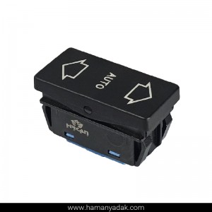 کلید شیشه بالابر اتو پژو 405 و پارس برند هیرکان