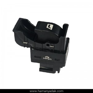 کلید شیشه بالابر پژو پارس تک پل نور سفید برند هیرکان