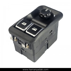 کلید شیشه بالابر جلو رانا پلاس برند هیرکان