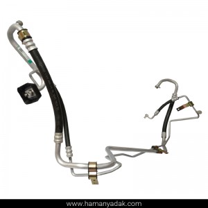 شیلنگ کولر دوقلو پژو 206 جدید مدل 95 و رانا (کد SH90) برند والافن