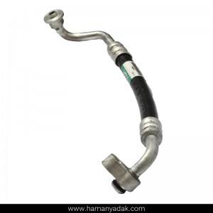 شیلنگ کولر کوتاه فشار بالا تیبا و ساینا مدل ساندن یکسر گرد (کد SH68) برند والافن