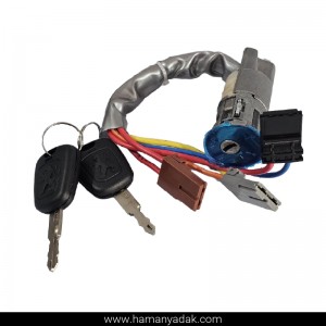 قفل سوئیچ استارت پژو 405 ساچمه ای برند نصیر لوازم