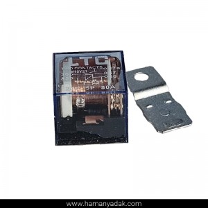 رله 5 فیش شیشه ای 24 ولت برند LTC