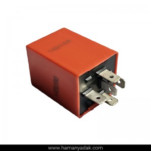 رله گرم کن شیشه عقب پژو 405 نارنجی 40 آمپر HONGFA برند BIG