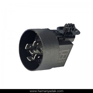 رله فن پژو گرد کلاه دار برند BIG