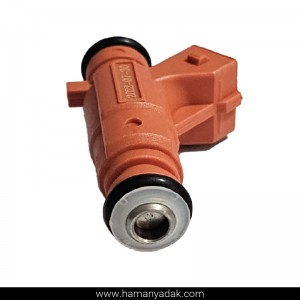 سوزن انژکتور پژو 206 TU5 نارنجی 4 سوراخ برند هیرکان و LKK